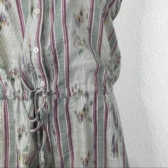 SUNO Ikat SS Runway Romper Lace Bloomers - Picture 4 of 9